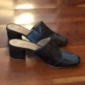 Madewell, Walker calf hair mule.